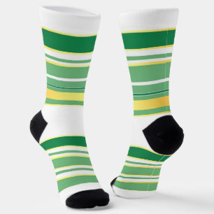 Calcetines Colección Linen Luxury Popular Green Gold Texture