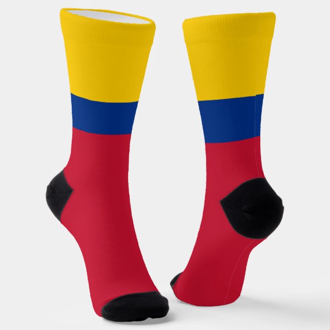 Calcetines Colombia: Patriótico de la bandera nacional (Angular)