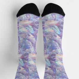 Calcetines Color del brillo del plumón