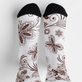 Calcetines Color Floral Seamless Pattern