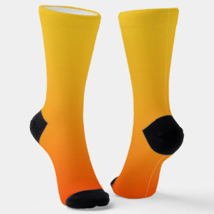 Calcetines Color Naranja Amarillo