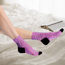 Calcetines Colorante de acuarela diagonal