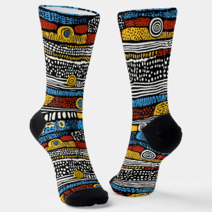 Calcetines Colores retro psicodélicos