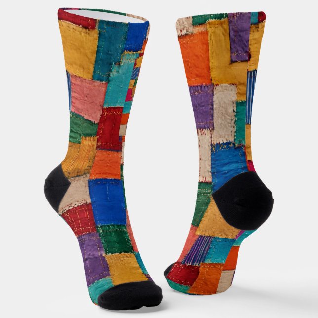 Calcetines Colorful Modern Patchwork (Angular)