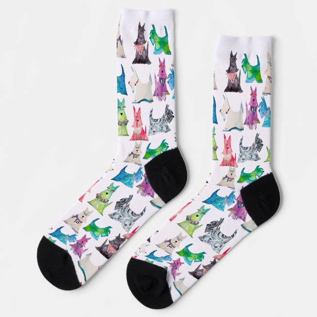 Calcetines Colorful Scottie Socks (Izquierda)