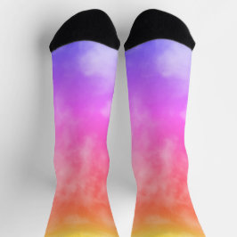 Calcetines Colorida Parcialmente nublada Fotografía abstracta