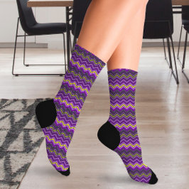 Calcetines Colorido arcoiris Zigzag