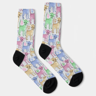 Calcetines Colorido Chhuahua Lover