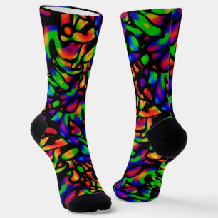 Calcetines Colorido! Neon Art