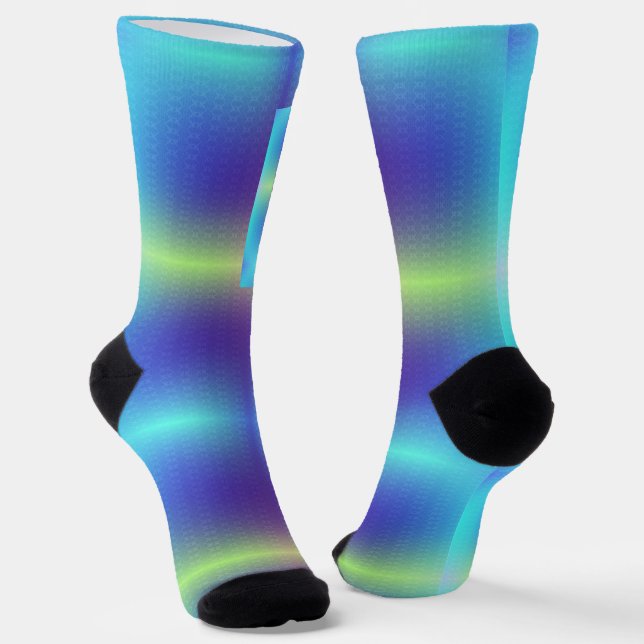 Calcetines coloridos con un diseño de gradiente (Angular)