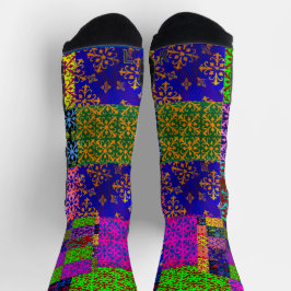 Calcetines coloridos de la tripulación