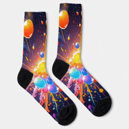 Calcetines coloridos de la tripulación