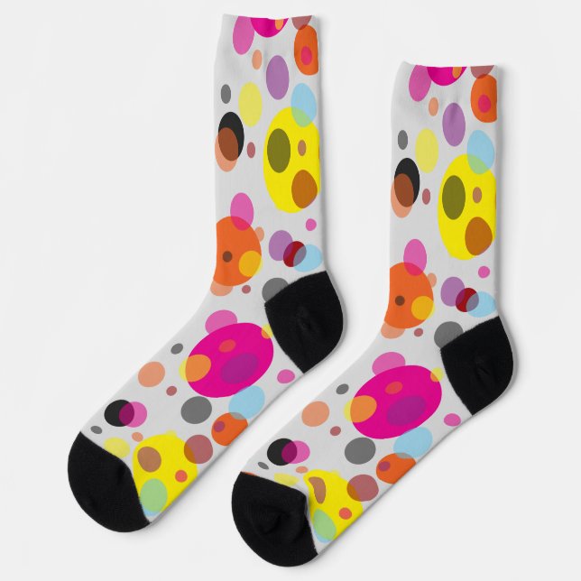 Calcetines Coloridos puntos de polka (Izquierda)