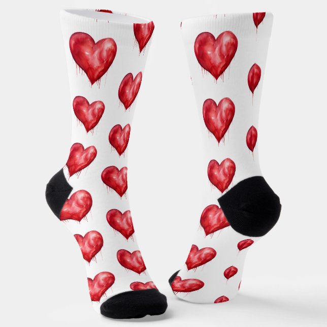 Calcetines Coloridos zócalos El día de San Valentín (Angular)