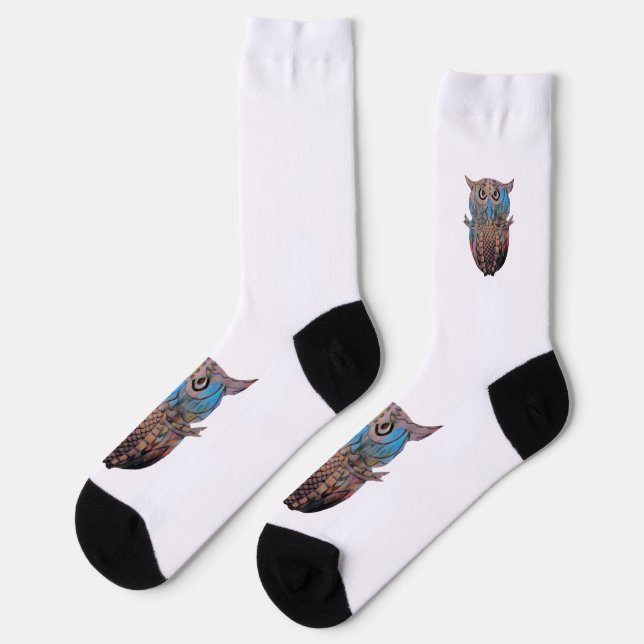 Calcetines Colourful Quirky Owl Socks (Izquierda)