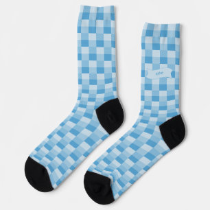 Calcetines Combinación de color Ángel Azul