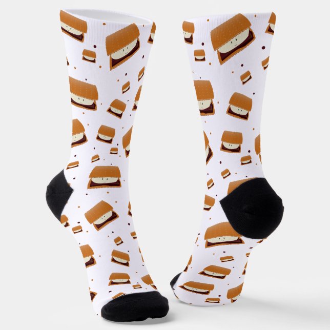 Calcetines Comida Cute Fun S'more (Angular)
