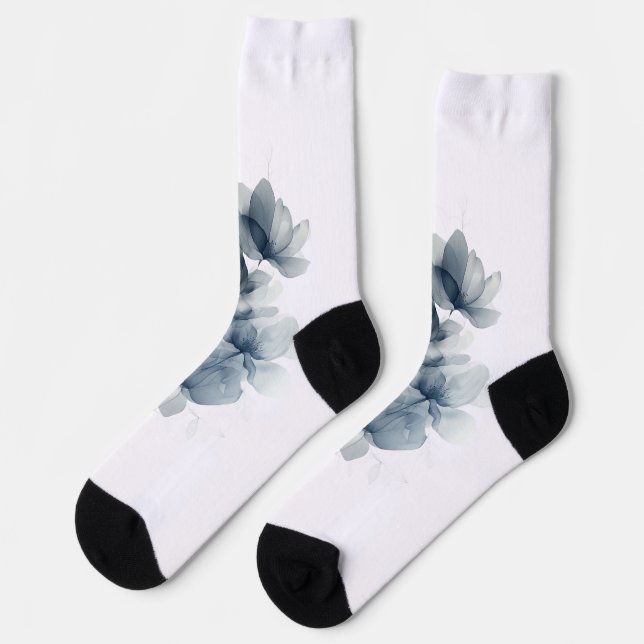 Calcetines cómodo y florido (Izquierda)