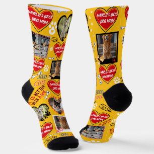 Calcetines con Cara de Perro Personalizados, Foto