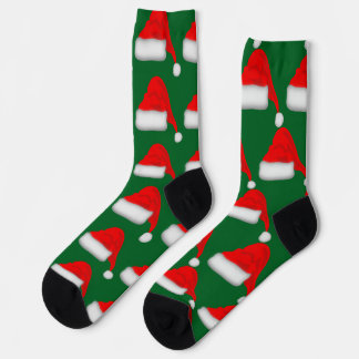 Calcetines con diseño de sombrero de Santa de Navi