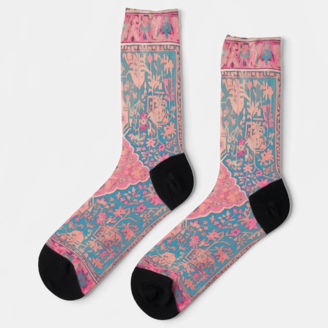 calcetines con diseño persa vintage (Izquierda)