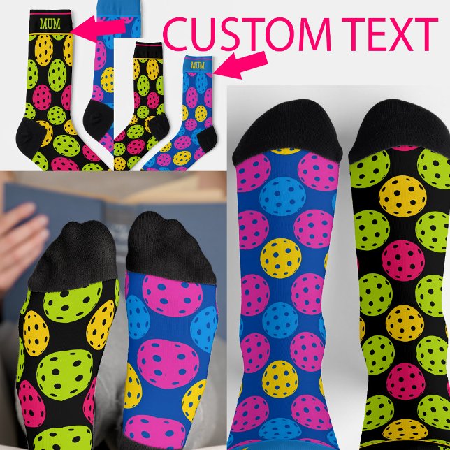 Calcetines Con el texto curioso raro "Dot Dot Dink" Sock (With text Funny odd “Dot Dot Dink” Sock)