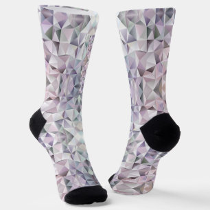 Calcetines con estampado geométrico de colores pas