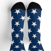 Calcetines con Estrellas de Bandera Patriótica