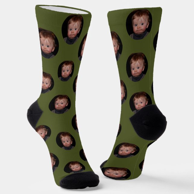 Calcetines con foto de cara divertida personalizad (Angular)