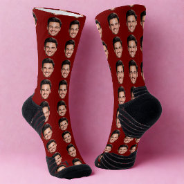 Calcetines con foto de cara personalizados, regalo