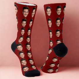 Calcetines con foto de cara personalizados, regalo