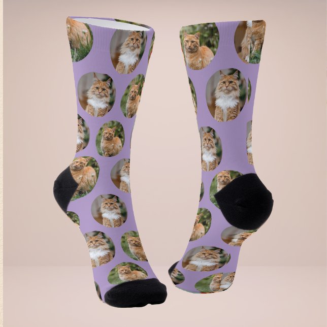 Calcetines con foto de gato Cute Pet 2 (Subido por el creador)