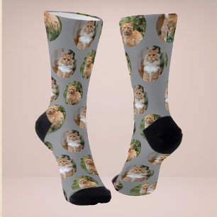 Calcetines con foto de gato Cute Pet 2