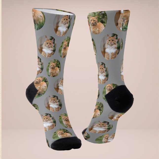 Calcetines con foto de gato Cute Pet 2 (Subido por el creador)