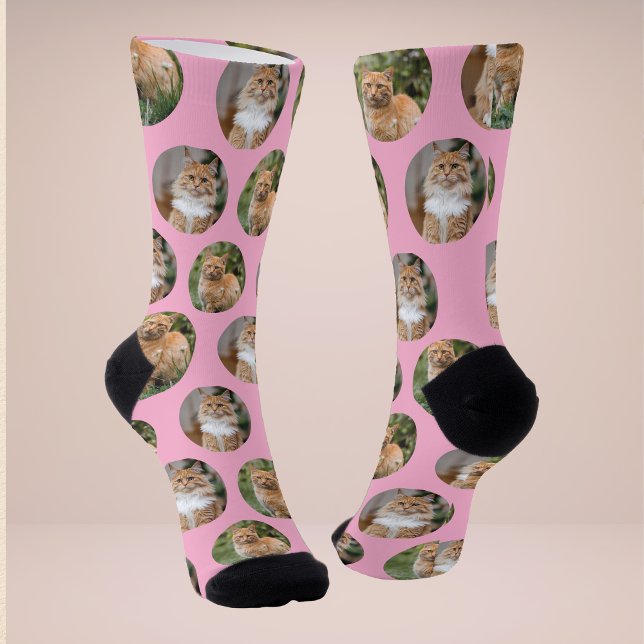 Calcetines con foto de gato Cute Pet 2 (Subido por el creador)