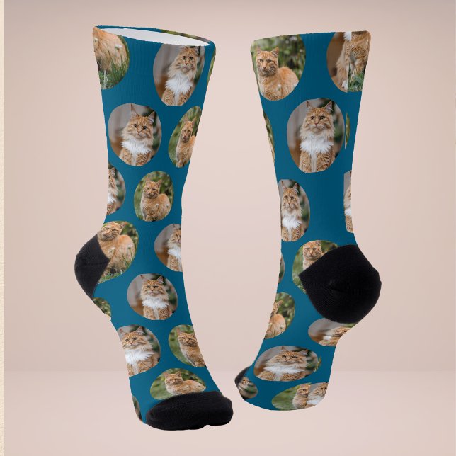 Calcetines con foto de gato Cute Pet 2 (Subido por el creador)