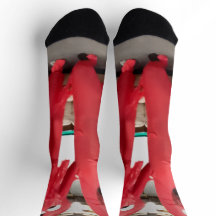 Calcetines con foto de los chicos del tubo inflabl