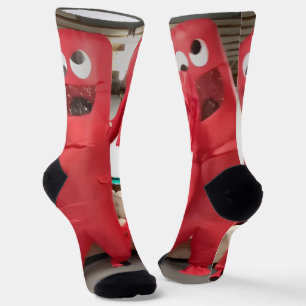 Calcetines con foto de los chicos del tubo inflabl