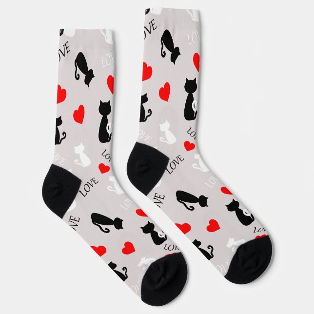 Calcetines con gatos (Derecha)