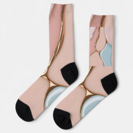 Calcetines con gráfico abstracto elegante