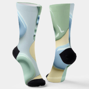 Calcetines con gráfico abstracto elegante