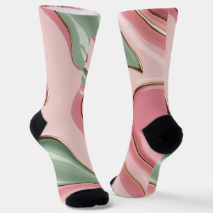 Calcetines con gráfico abstracto elegante