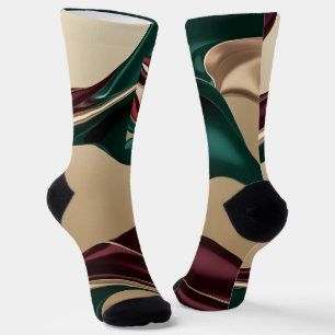 Calcetines con gráfico abstracto elegante