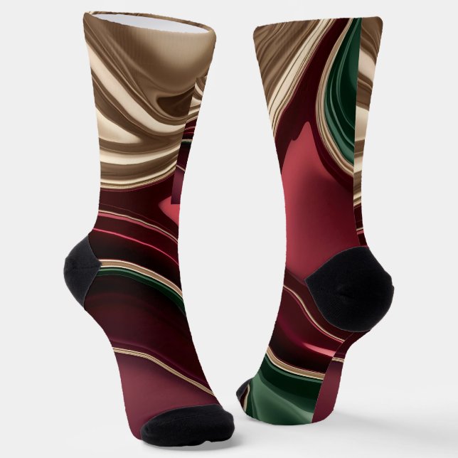 Calcetines con gráfico abstracto elegante (Angular)