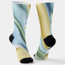 Calcetines con gráfico abstracto elegante