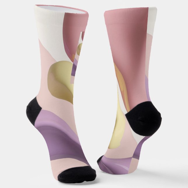 Calcetines con gráfico abstracto elegante (Angular)