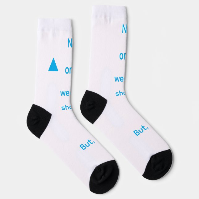 Calcetines con humor (Derecha)
