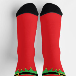 Calcetines ¡Con las campanas! Divertido Holiday Elf