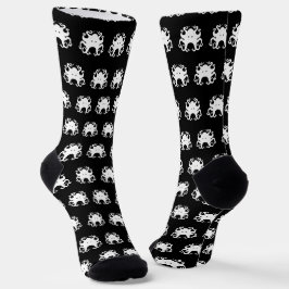 Calcetines con logo de pulpo de Inky Bones Press