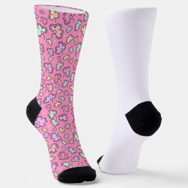 Calcetines con motivos florales (Angular)